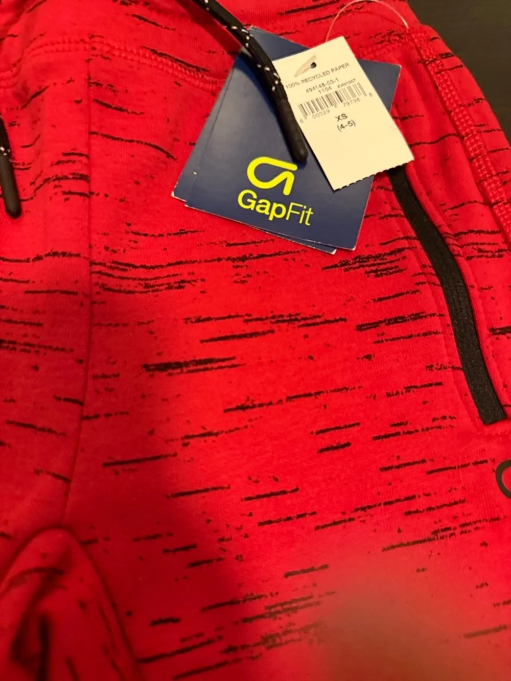 Gap Red Knit Jogger Pants for Kids